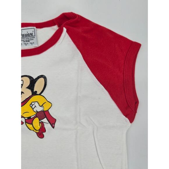 VTG Gaziani Mighty Mouse Women's Baby Tee Size: Small - Picture 3 of 15